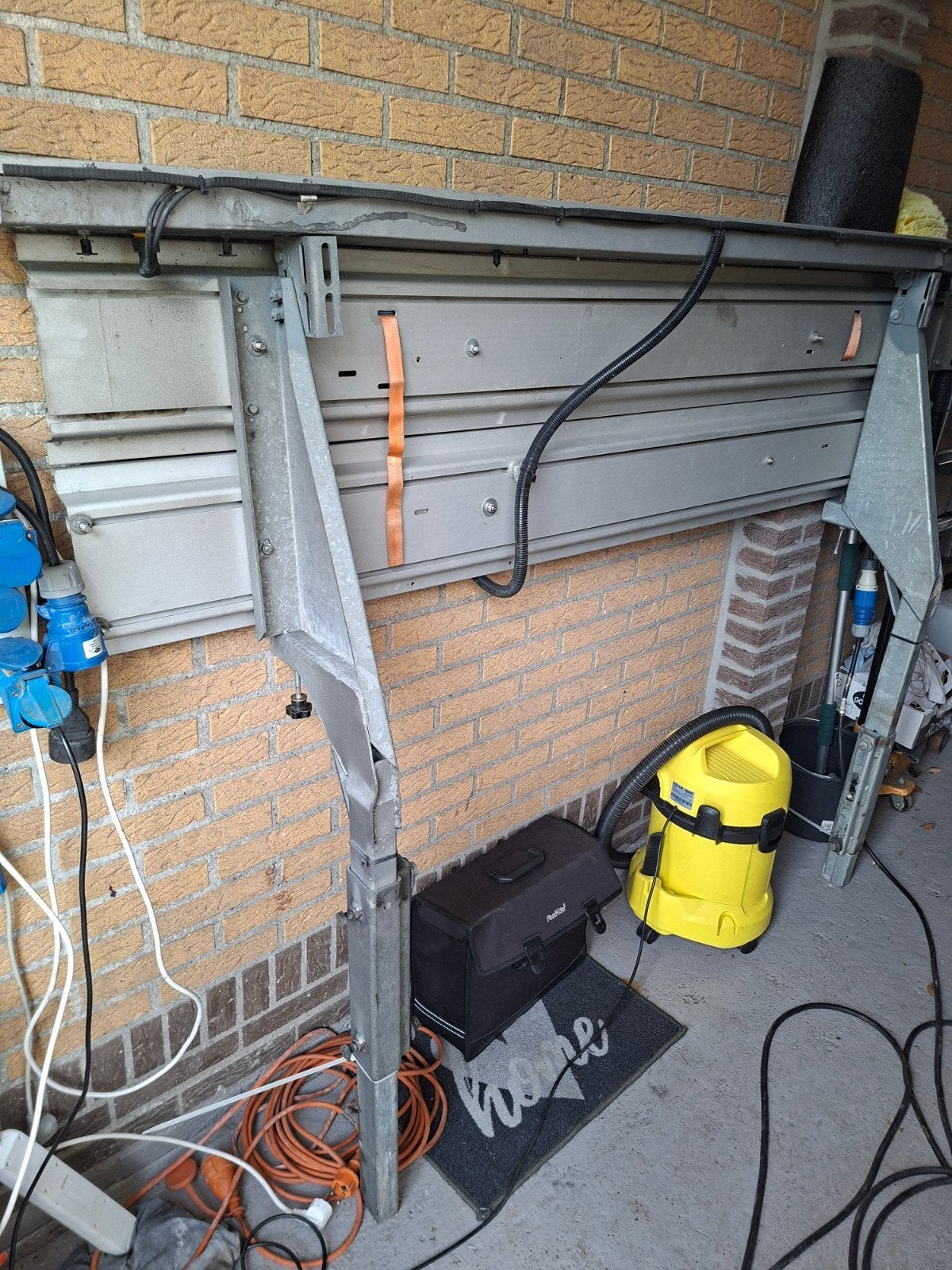 scooter/fiets drager .Gegalvaniseerd, Caravans en Kamperen, Ophalen, Gebruikt