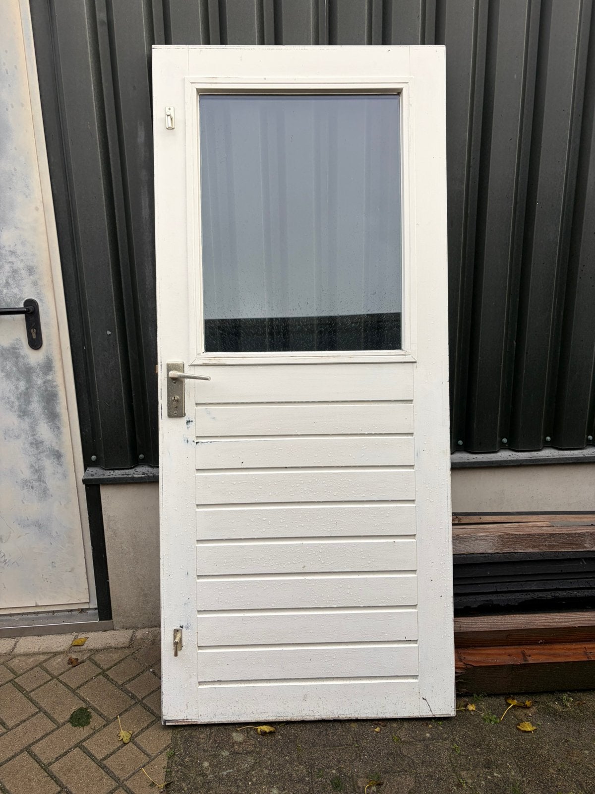 Buitendeur, Ophalen, Gebruikt, 80 tot 100 cm, Buitendeur