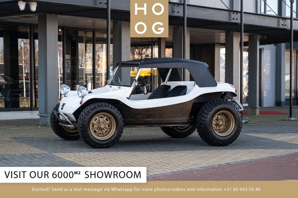 Volkswagen buggy Meyers Manx (bj 1970), Lederen bekleding, Zwart, Volkswagen, Wit