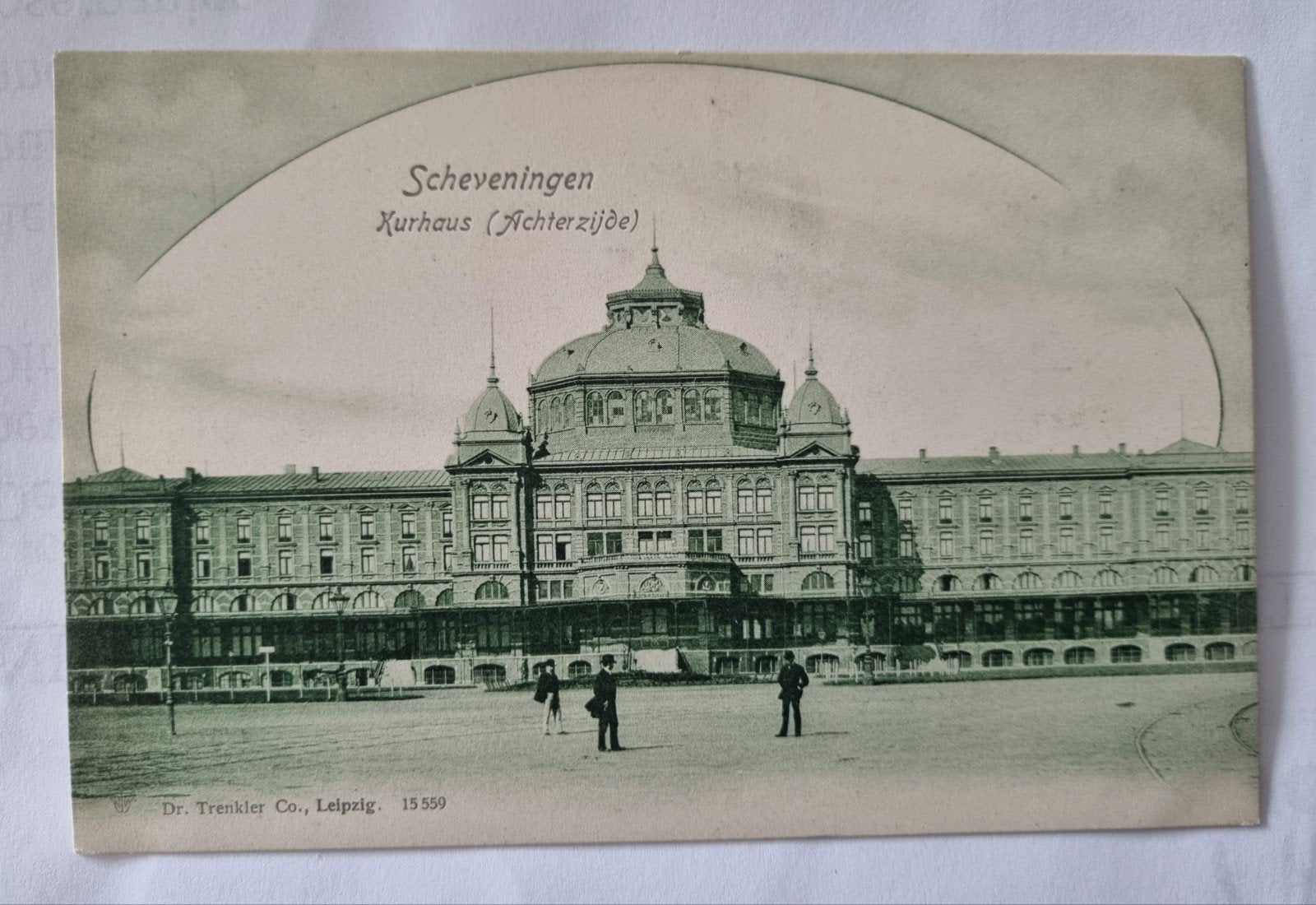 62)Scheveningen Kurhaus achterzijde - Uitg. Trenckler, Ophalen of Verzenden, Voor 1920, Ongelopen, Zuid-Holland