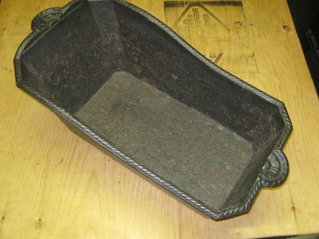 antieke zware gietijzer kolenbak, Antiek en Kunst, Ophalen of Verzenden