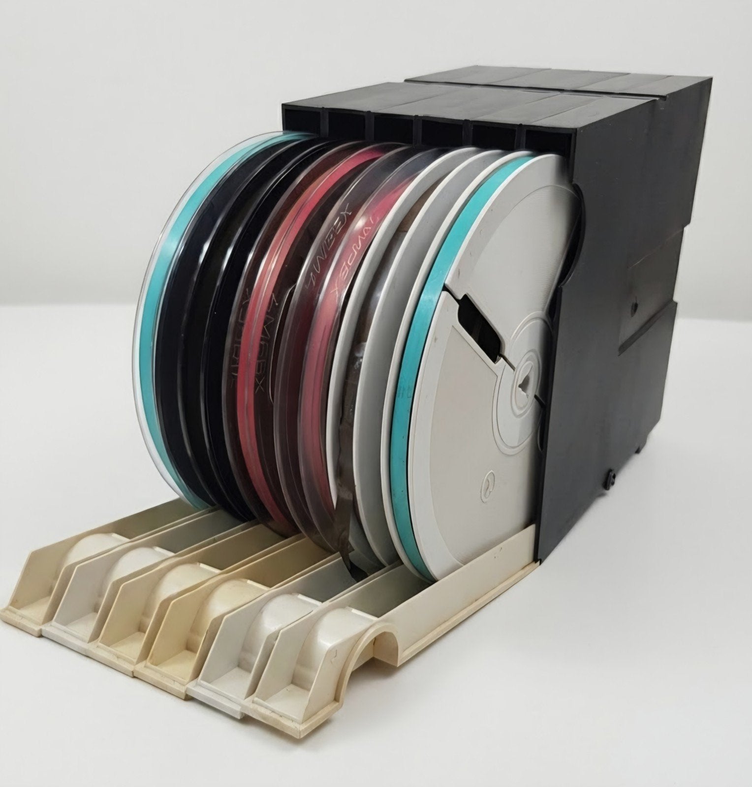 6 Reel to Reel Tapes Scotch & Ampex met Opbergboxen, Ophalen of Verzenden, Bandrecorder, Met banden