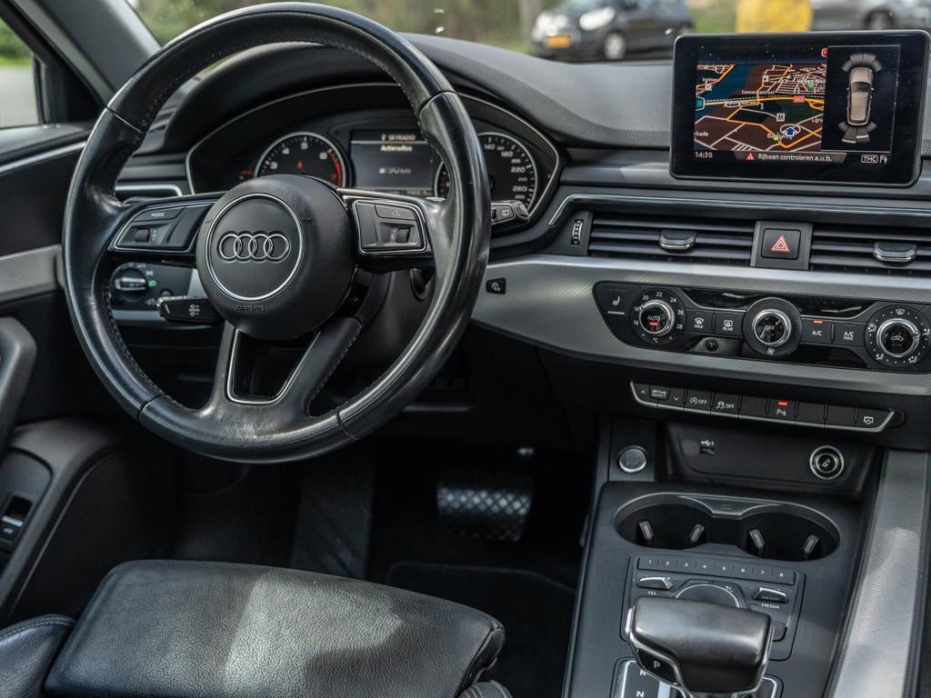 Audi A4 Avant 2.0 TFSI MHEV - AUTOMAAT - ZWART LEDER - CRUIS, Gebruikt, 1984 cc, Leder, Hybride Elektrisch/Benzine