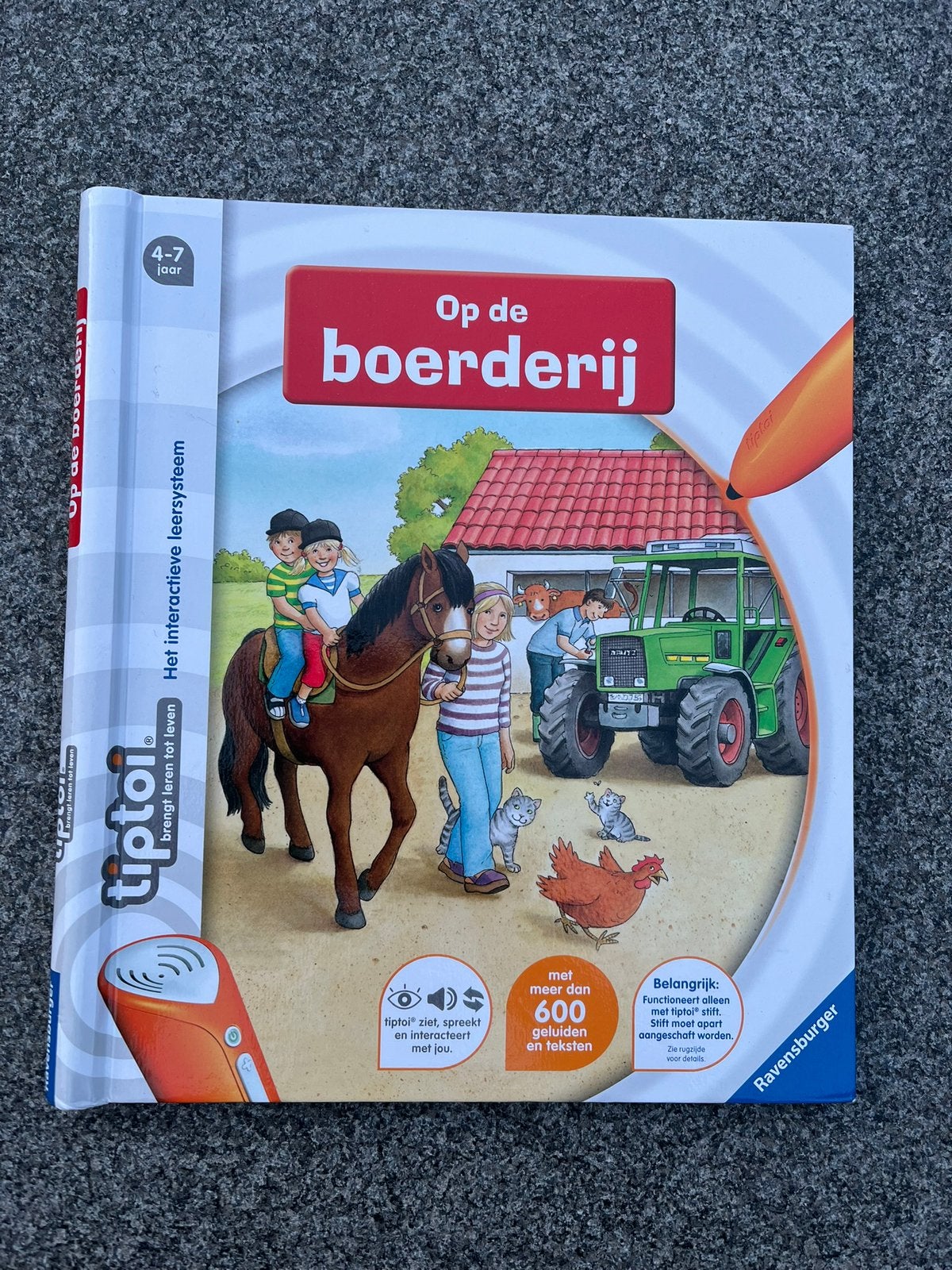 Tiptoi boek Op de Boerderij van Ravensburger, Kinderen en Baby's, Speelgoed | Educatief en Creatief, Ophalen of Verzenden, Gebruikt