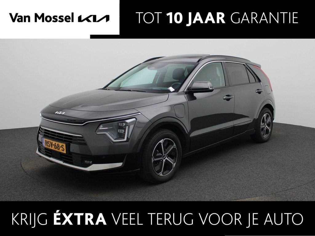 Kia Niro 1.6 GDi PHEV DynamicPlusLine Navi | Cruise | Leder, Auto's, 12 maanden, Gebruikt, Bedrijf, 171 pk