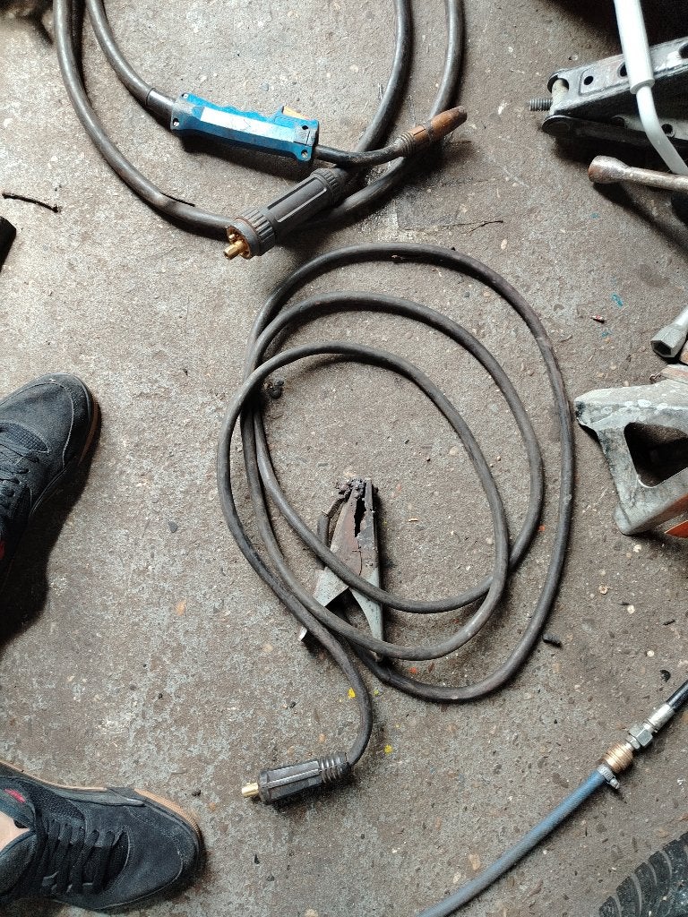Las kabel 3.80 volt, Ophalen of Verzenden, Gebruikt, 250 ampère of meer, Elektroden