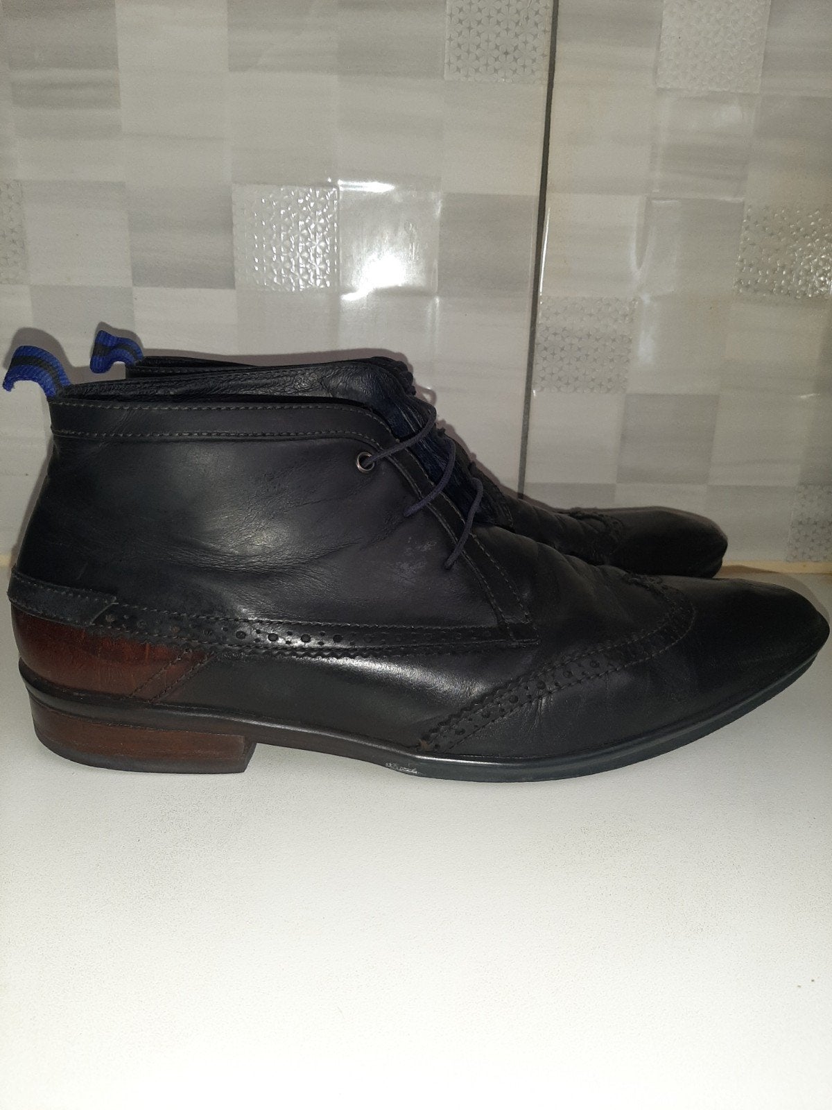 FLORIS VAN BOMMEL schoenen maat 45, Verzenden, Zwart, Floris van Bommel, Veterschoenen