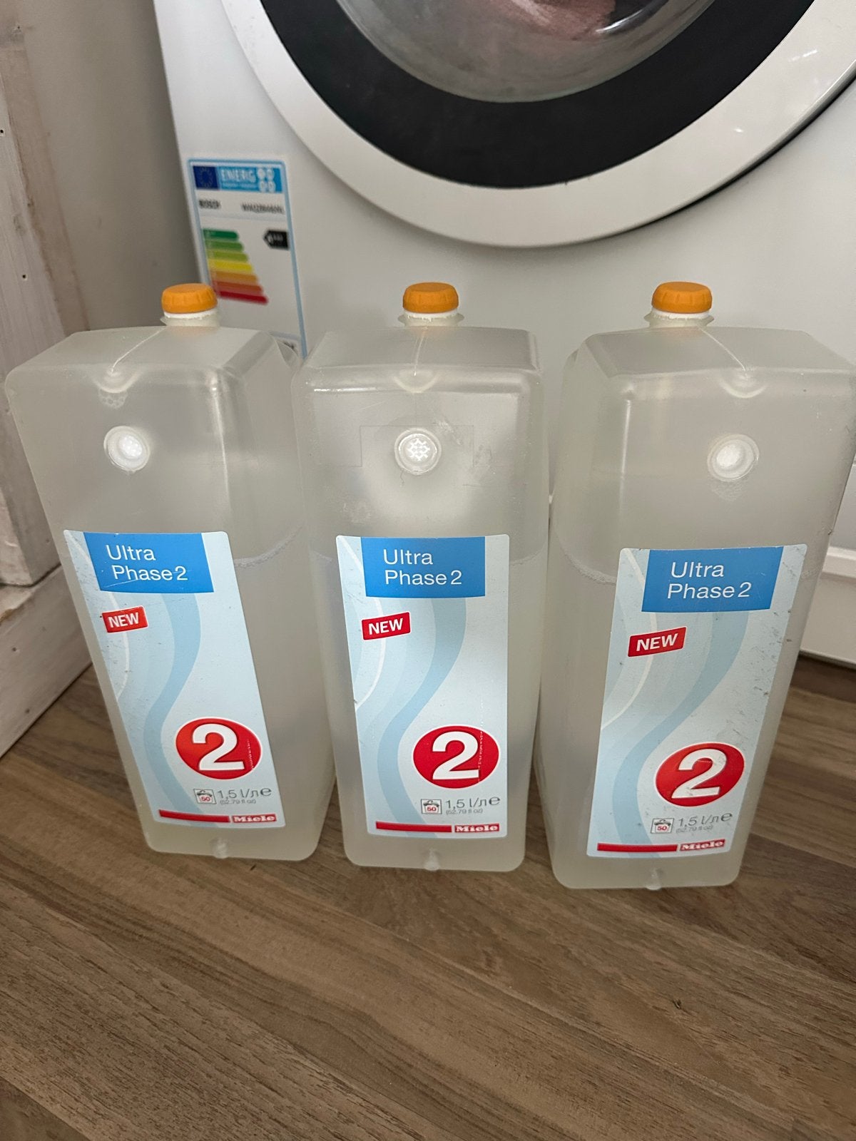 Miele UltraPhase 2 wasmiddel (3x 1,5L), Ophalen, Nieuw