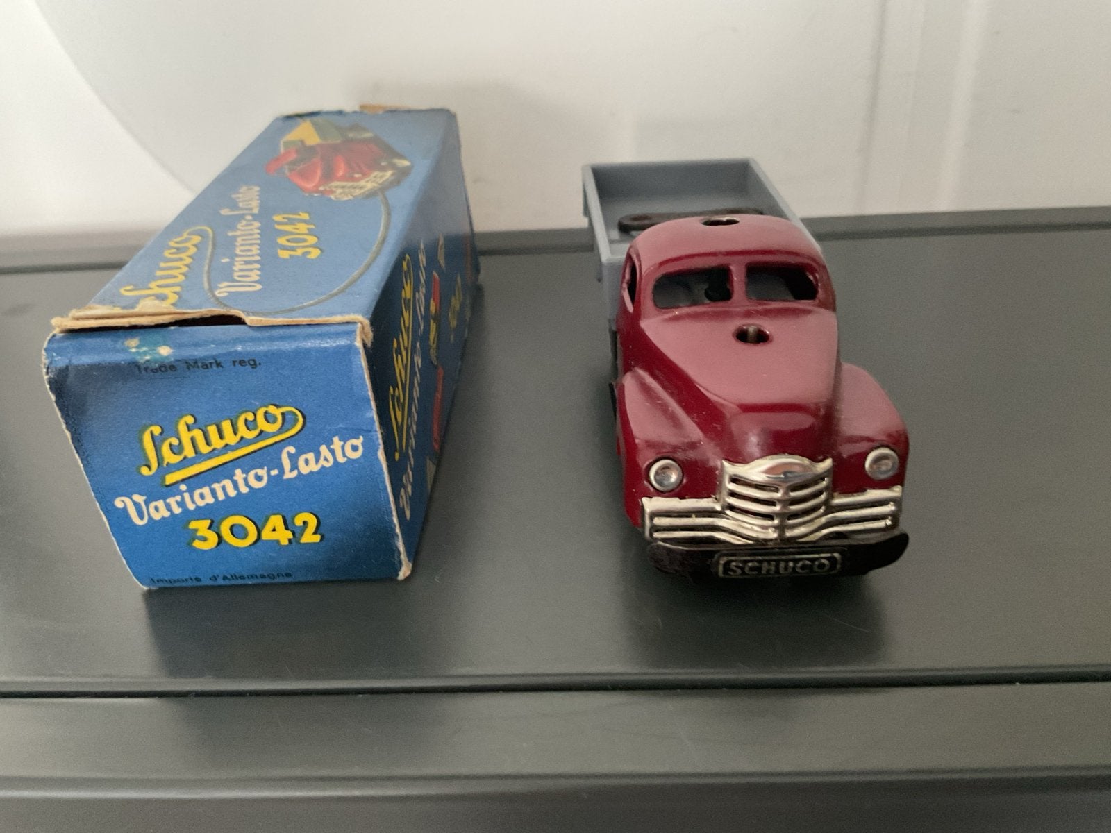 Schuco Varianto-Lasto 3042 Vrachtwagen met opwindmechanisme, Overige merken, Gebruikt, 1:50 of kleiner, Verzenden