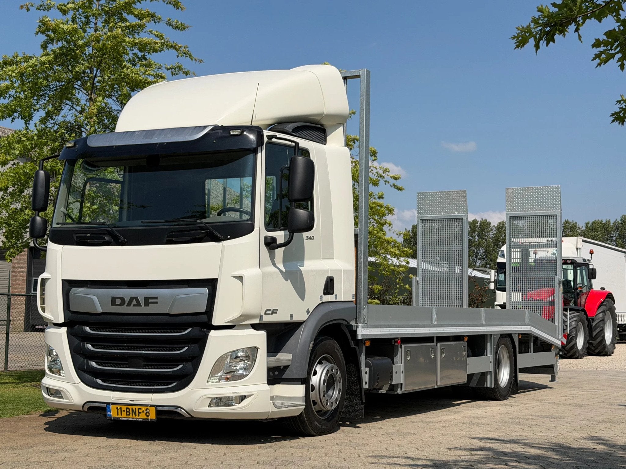 DAF CF 340 CF340.19 EURO6 OPRIJWAGEN. (bj 2019), Auto's, Bestelauto's, Automaat, Achterwielaandrijving, Gebruikt, Euro 6