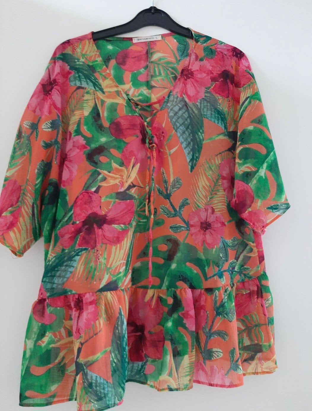 Encuentro Ibiza Style Blouse - Vrolijke Kleuren - Maat L, Kleding | Dames, Encuentro, Overige kleuren, Maat 42/44 (L), Ophalen of Verzenden
