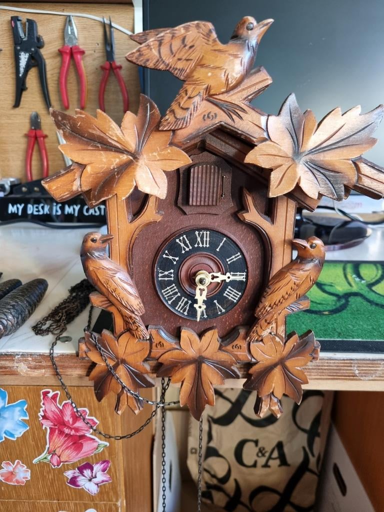 Oude koek koeks klok compleet ( zie omschrijving ), Ophalen