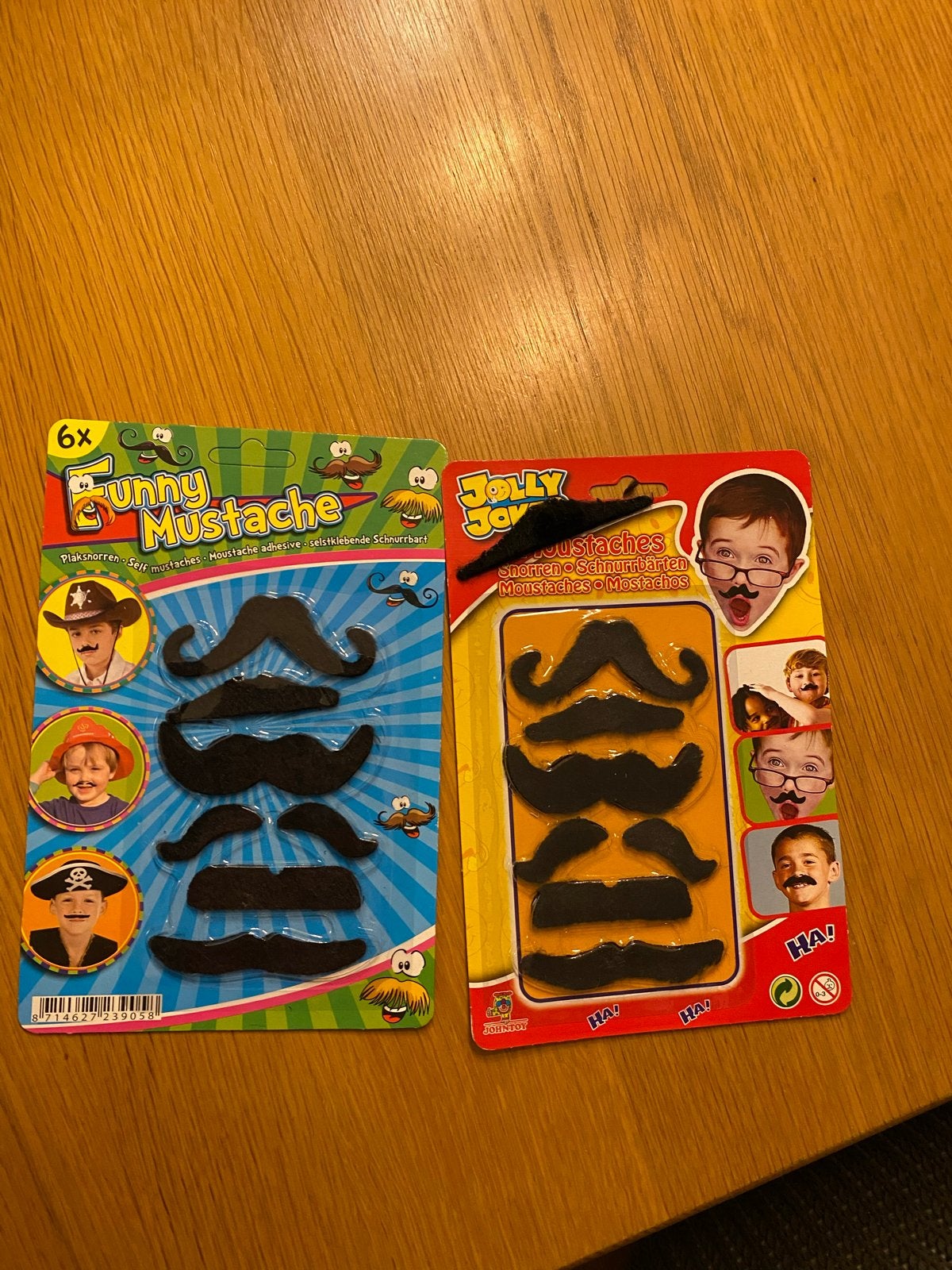 Grappige Plaksnorren Set- Perfect voor Feestjes!, Ophalen of Verzenden, Nieuw, Fopartikel, Overige