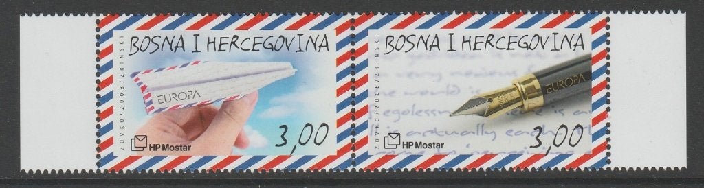 Bosnië - Mostar - cept 2008, de brief - pf, Ophalen of Verzenden, Overige landen, Postfris