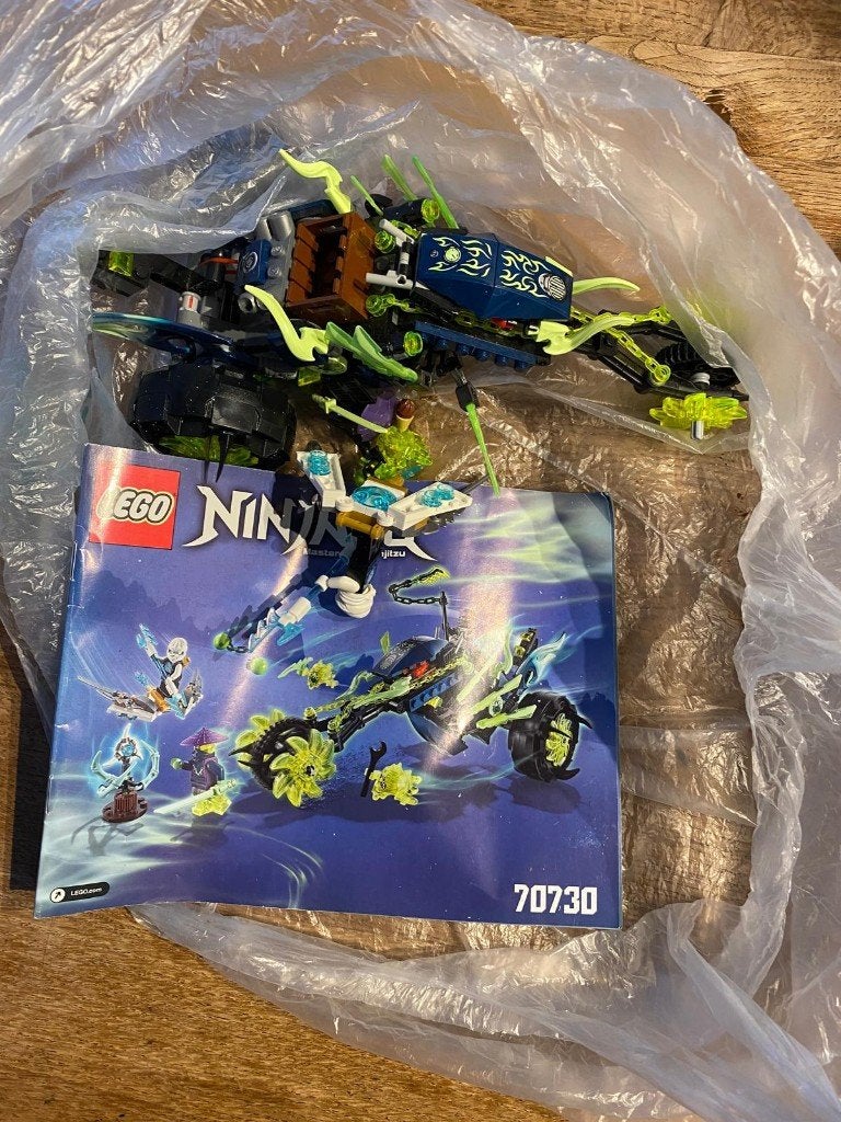 Lego Ninjago - Chain Cycle Ambush, Lego, Inclusief instructies, Ophalen of Verzenden, Zo goed als nieuw