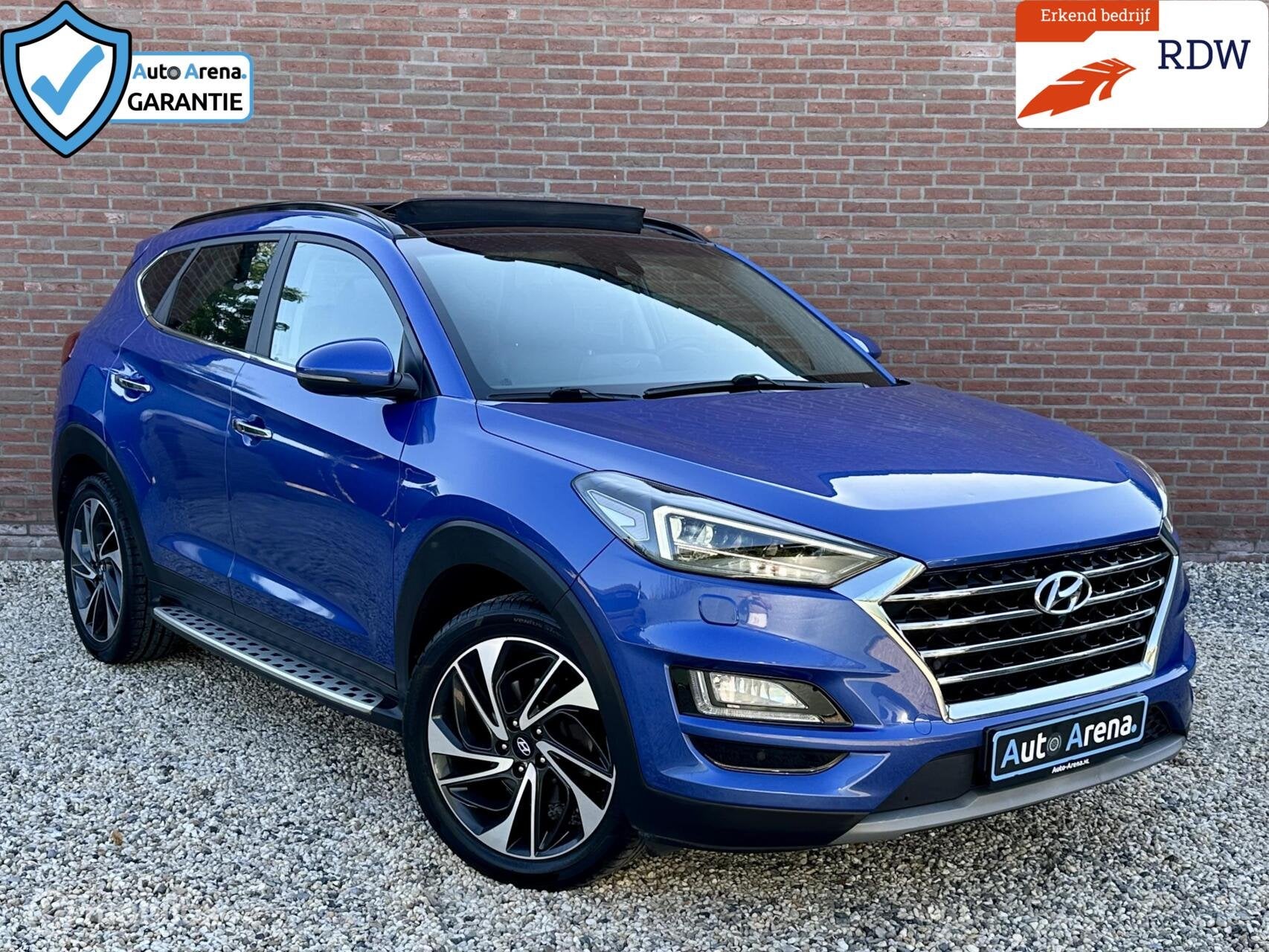 Hyundai Tucson 1.6 T-GDI Premium 2WD | Stoelverw. | Stoelven, Auto's, Dealer onderhouden, Gebruikt, 4 cilinders, Blauw