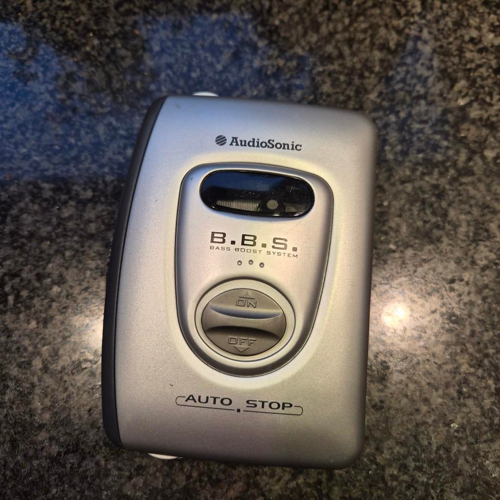 AudioSonic B.B.S. Stereo Cassette Speler - Draagbaar, Audio, Tv en Foto, Walkmans, Discmans en Minidiscspelers, Ophalen of Verzenden