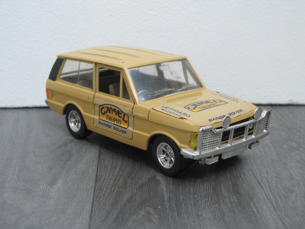 6485 Range Rover Classic 'Camel Trophy' Bburago Burago 1:25, Ophalen of Verzenden, Gebruikt, Auto, Bburago
