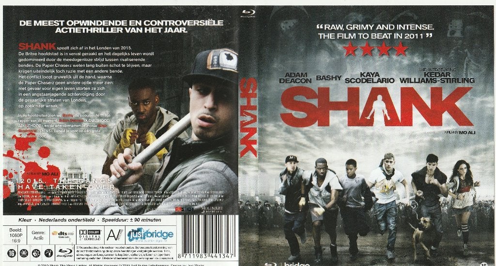 Shank blu ray ( ned. Ondert. ), Ophalen of Verzenden, Zo goed als nieuw, Actie