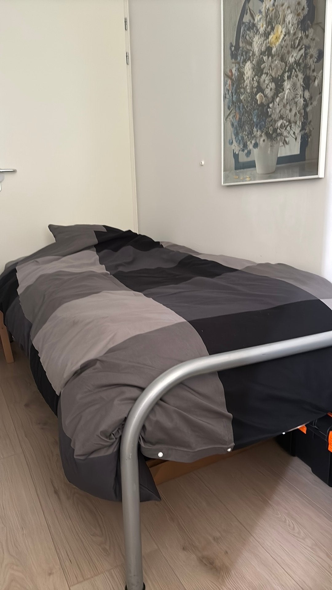 Prima eenpersoons bed, Ophalen, Gebruikt, 90 cm, Eenpersoons