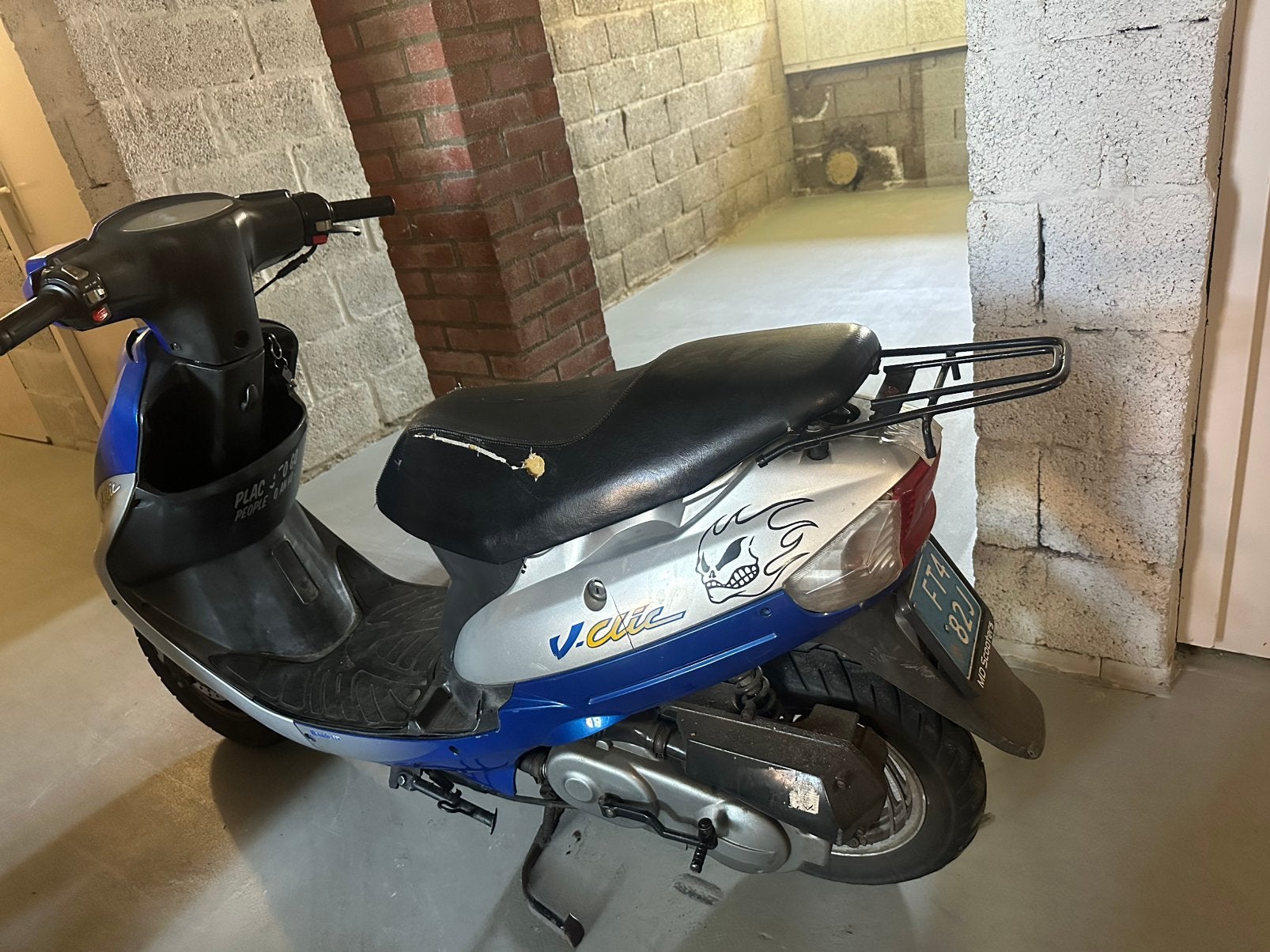 Scooter prugeot blaouwkenteken, Fietsen en Brommers, Ophalen, Zo goed als nieuw, Benzine, Overige modellen