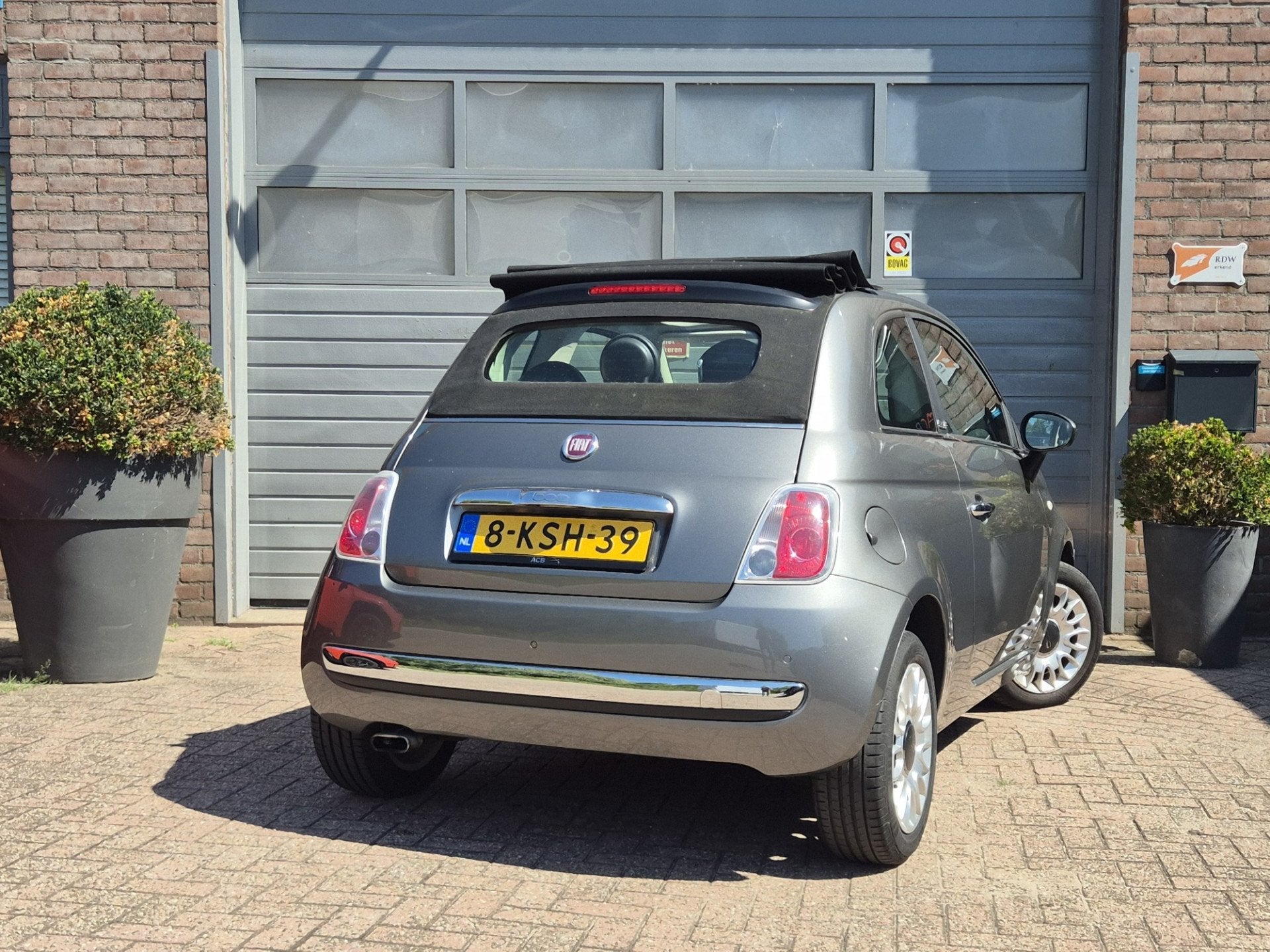 Fiat 500C 0.9 TwinAir Cabrio Airco. (bj 2013), Auto's, Fiat, Euro 5, Gebruikt, Cabriolet, Bedrijf
