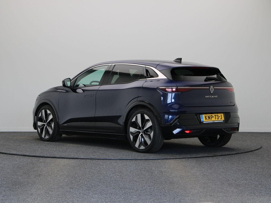 Renault Megane E-Tech EV60 Optimum Charge Techno | Stuurverw, Auto's, Renault, Blauw, Leder en Stof, 218 pk, Hatchback