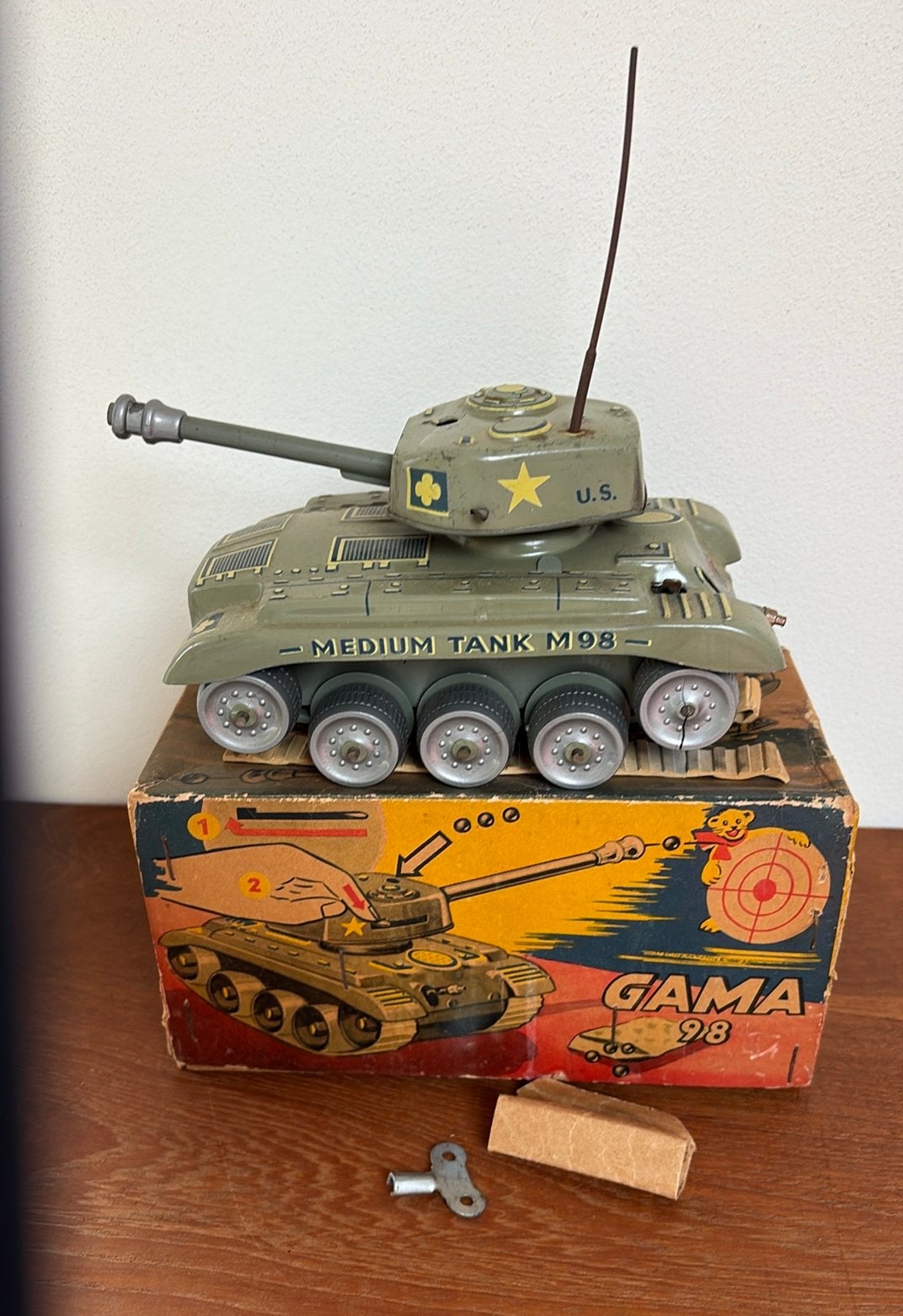 Vintage tankwagen GAMA M98, Ophalen of Verzenden