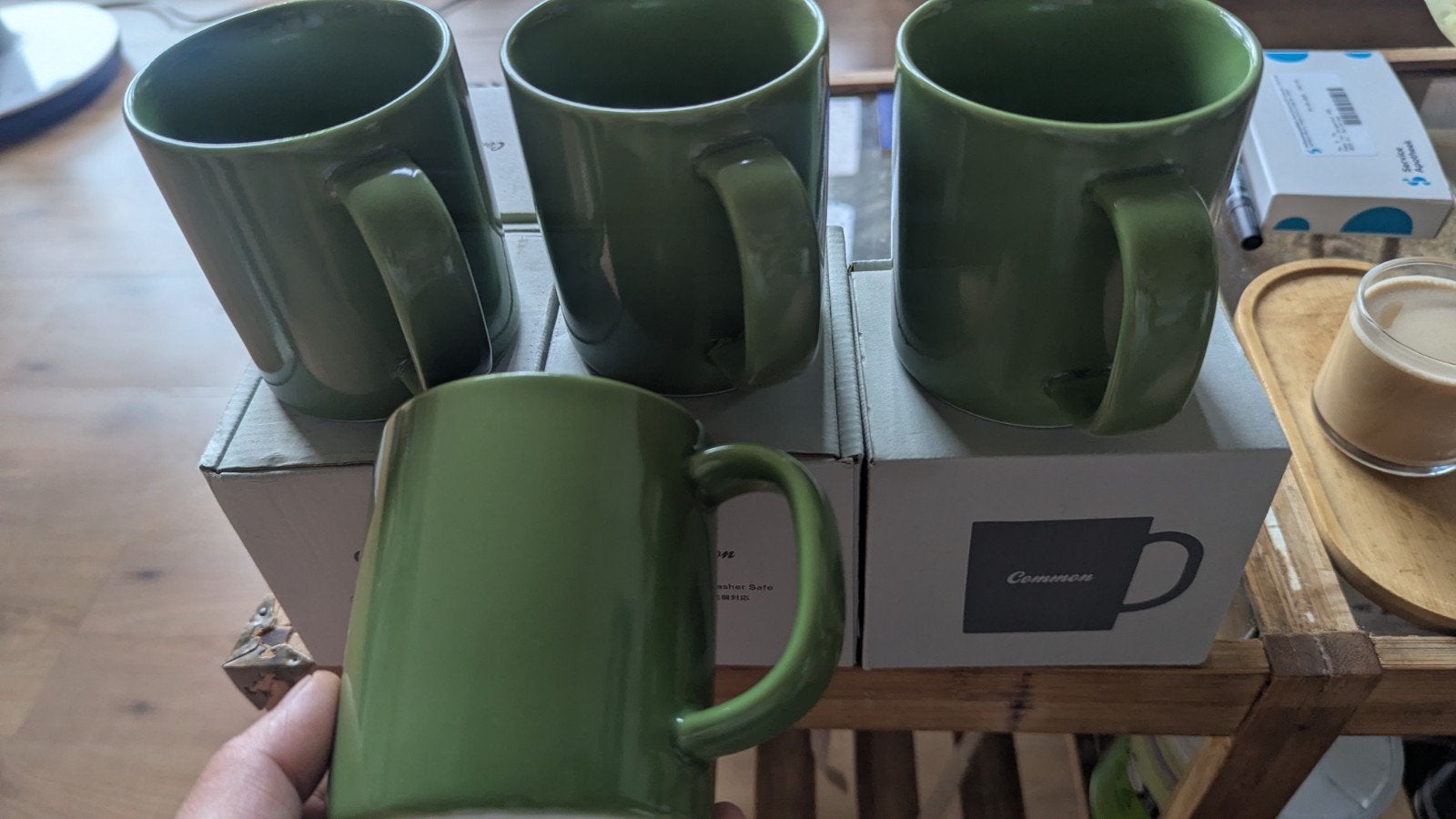 Nieuwe Japanse 'Common' Mok (Groen) - Yota Kakuda (330ml), Ophalen of Verzenden