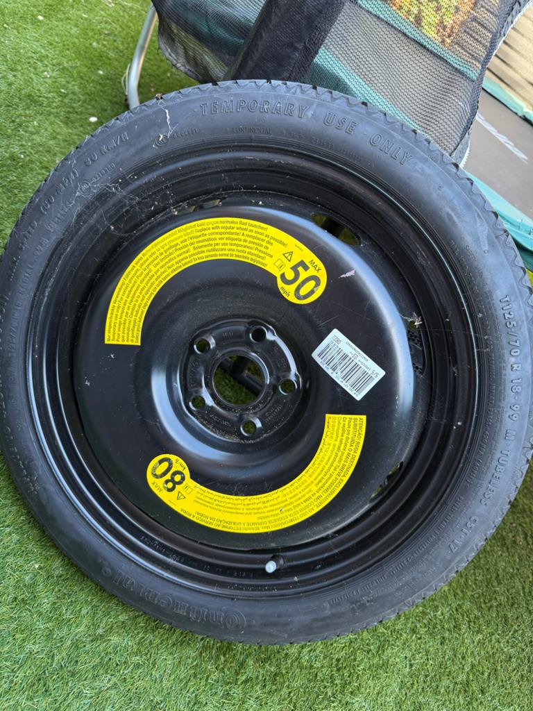 Continental thuiskomer T125/70 R18 - nieuw ongebruikt, Ophalen, 18 inch, Banden en Velgen, Nieuw