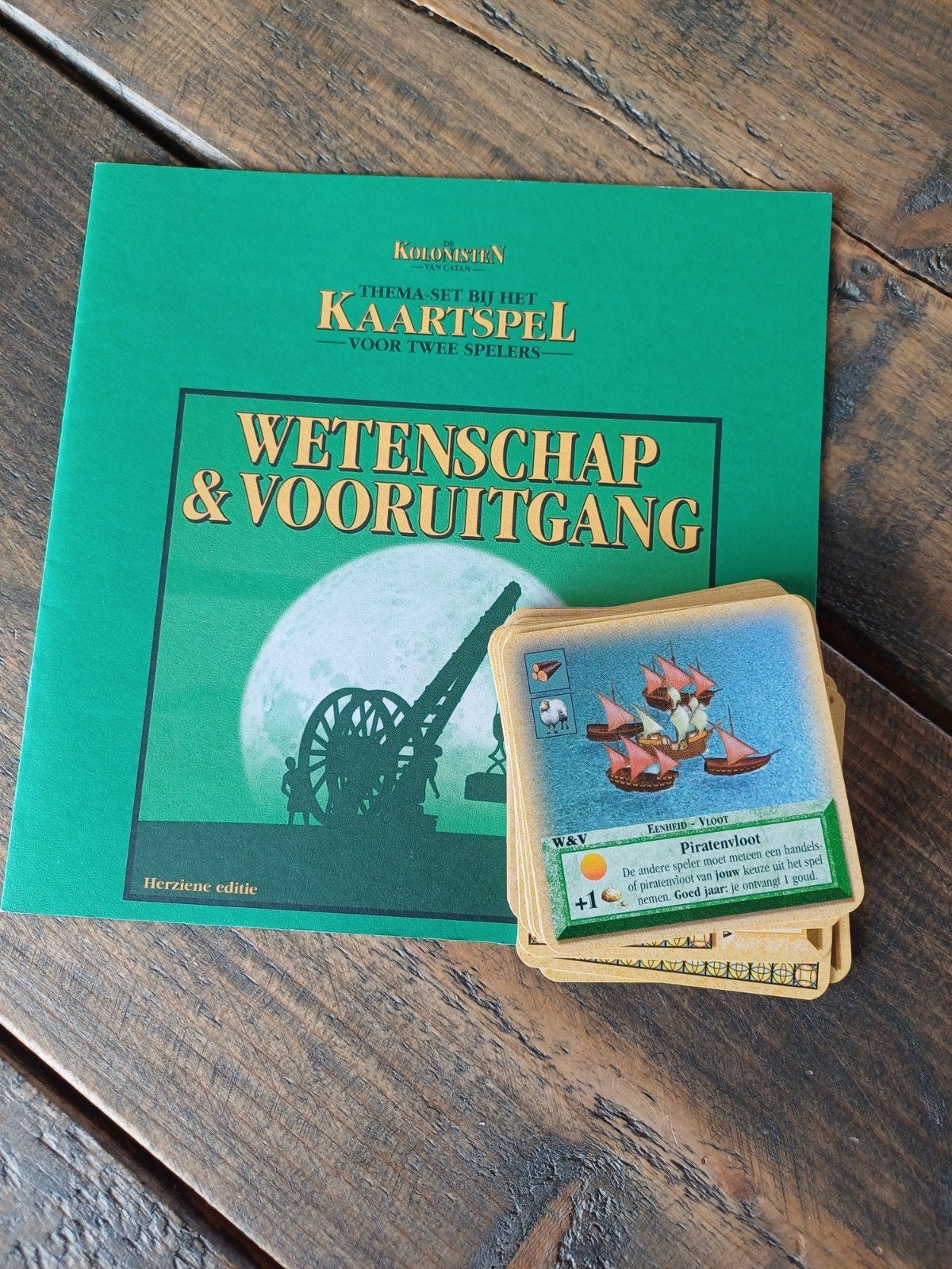 Kolonisten van Catan Kaartspel: Wetenschap & Vooruitgang, Een of twee spelers, Ophalen of Verzenden, Zo goed als nieuw, 999 Games