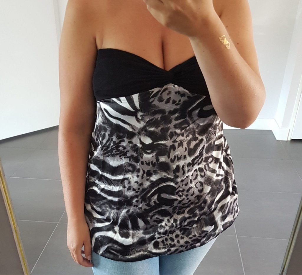 Top Zebra M, Maat 38/40 (M), Verzenden, Zwart, Nieuw