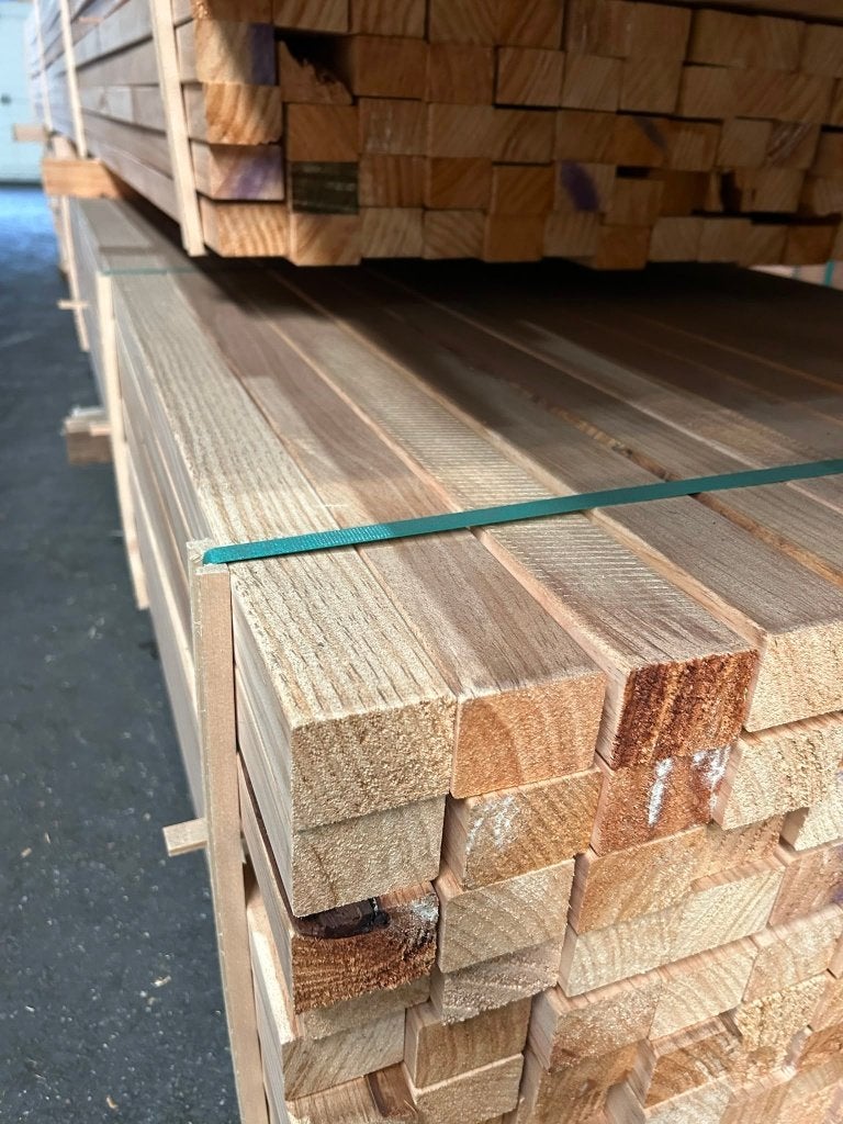 Radiata Pine 45x58 balken - geschaafd - goedkoop., Doe-het-zelf en Verbouw, Hout en Planken, Ophalen, 25 tot 50 mm, Nieuw, 300 cm of meer