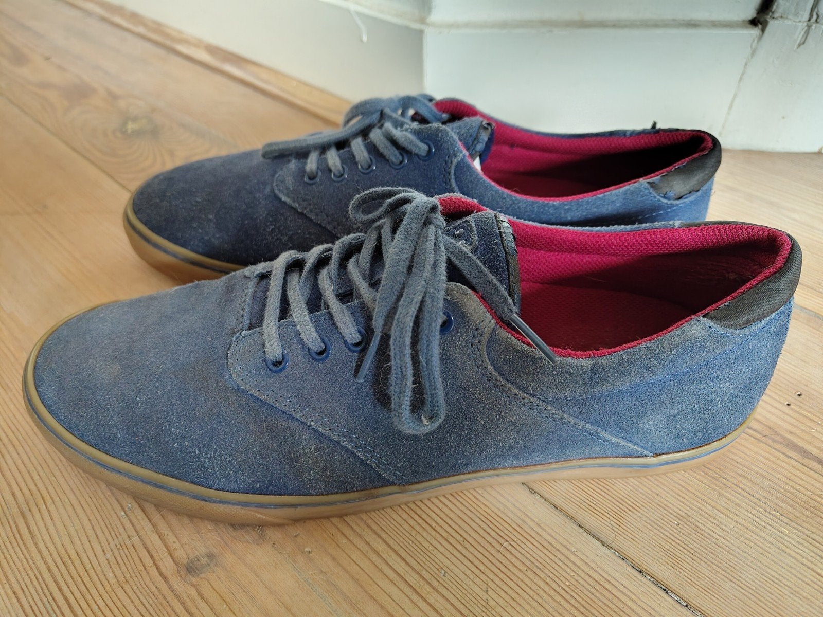 Blauwe skate schoenen van Gravis maat 44.5, Blauw, Ophalen of Verzenden, Sneakers of Gympen, Gedragen