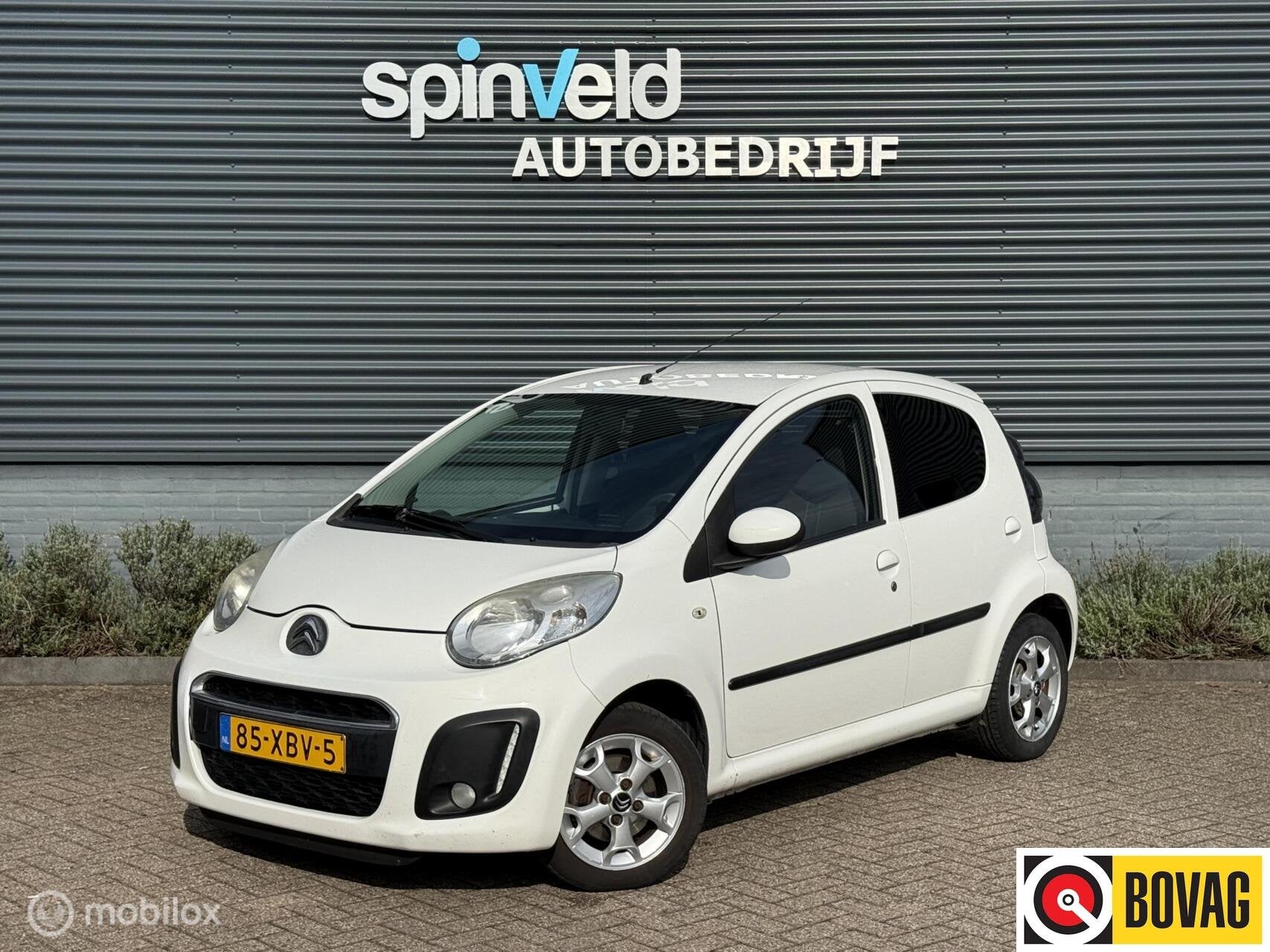 Citroen C1 1.0 First Edition - Airco - Elek pakket - Lm velg, Euro 5, Gebruikt, 4 stoelen, C1