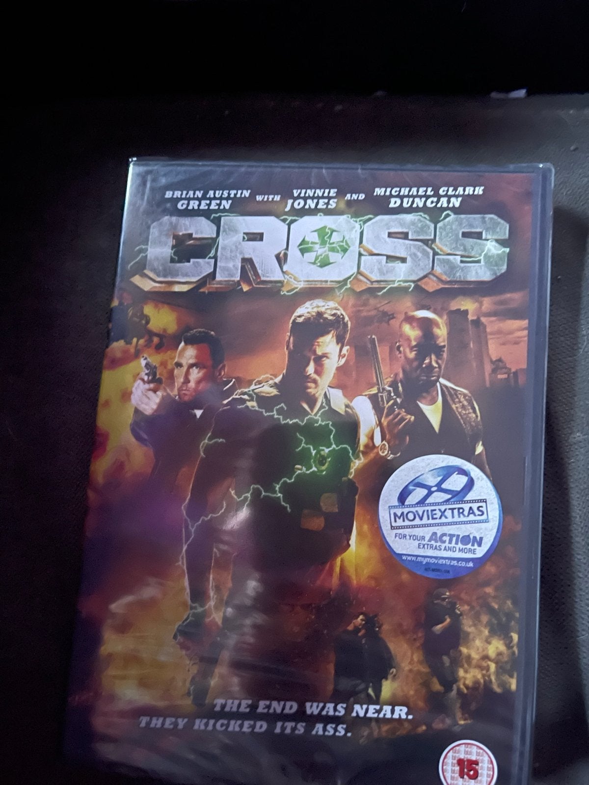 Cross DVD - Actiethriller met Brian Austin in verpakking, Vanaf 16 jaar, Ophalen of Verzenden, Gebruikt, Actiethriller