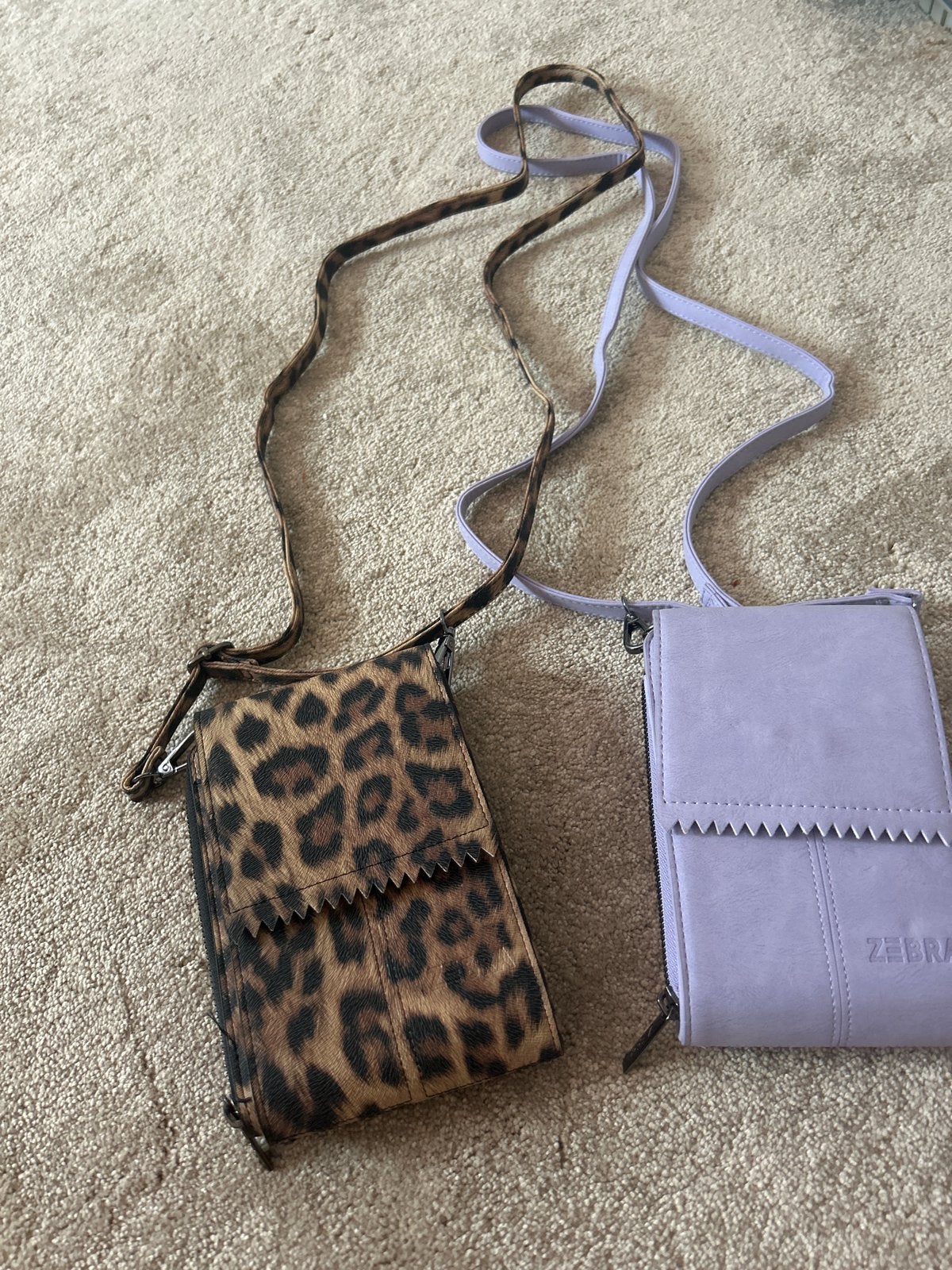 2 Zebra tasjes: leuk voor in de stad, Ophalen, Gebruikt, Overige kleuren, Schoudertasje