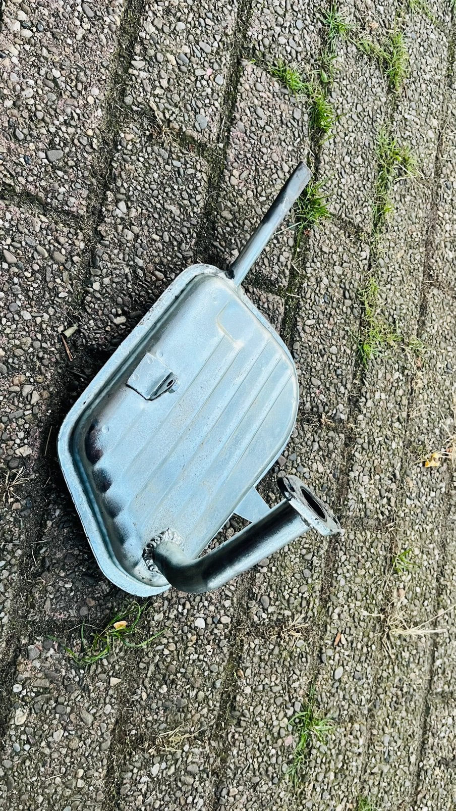 Lambretta J50 uitlaat, Ophalen of Verzenden, Gebruikt, Uitlaat