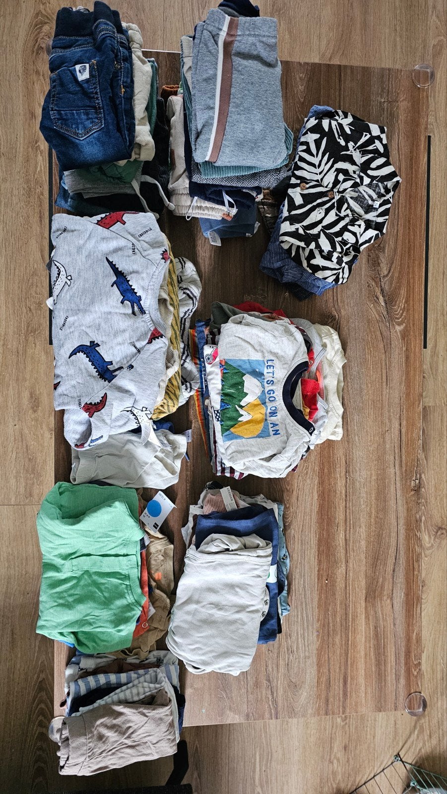 Groot kledingpakket maat 74 jongen - 76 stuks, Ophalen, Gebruikt, Jongetje