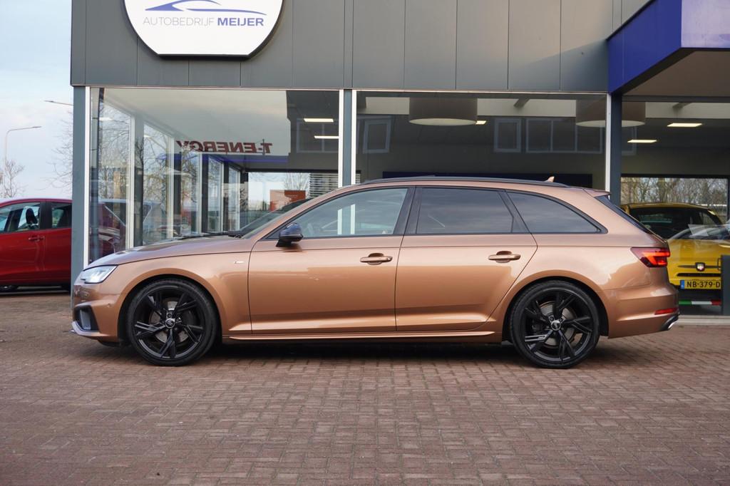Audi A4 Avant 40 TDI Sport S line black edition | Automaat |, Gebruikt, Bruin, 1505 kg, A4