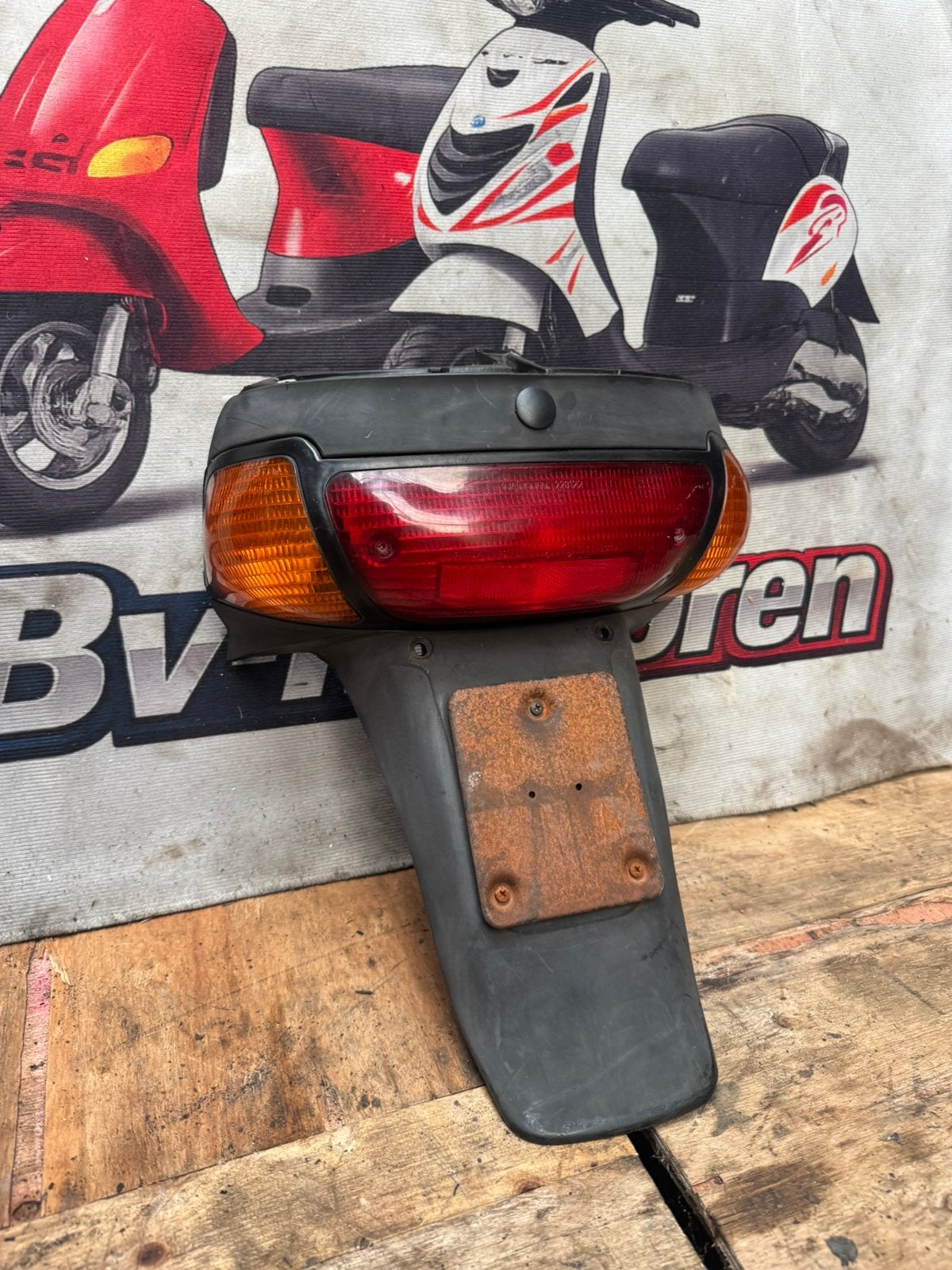Piaggio Zip Type 1 2 3 Spatbord Top – Origineel, Ophalen of Verzenden, Zo goed als nieuw, Overige typen, Piaggio