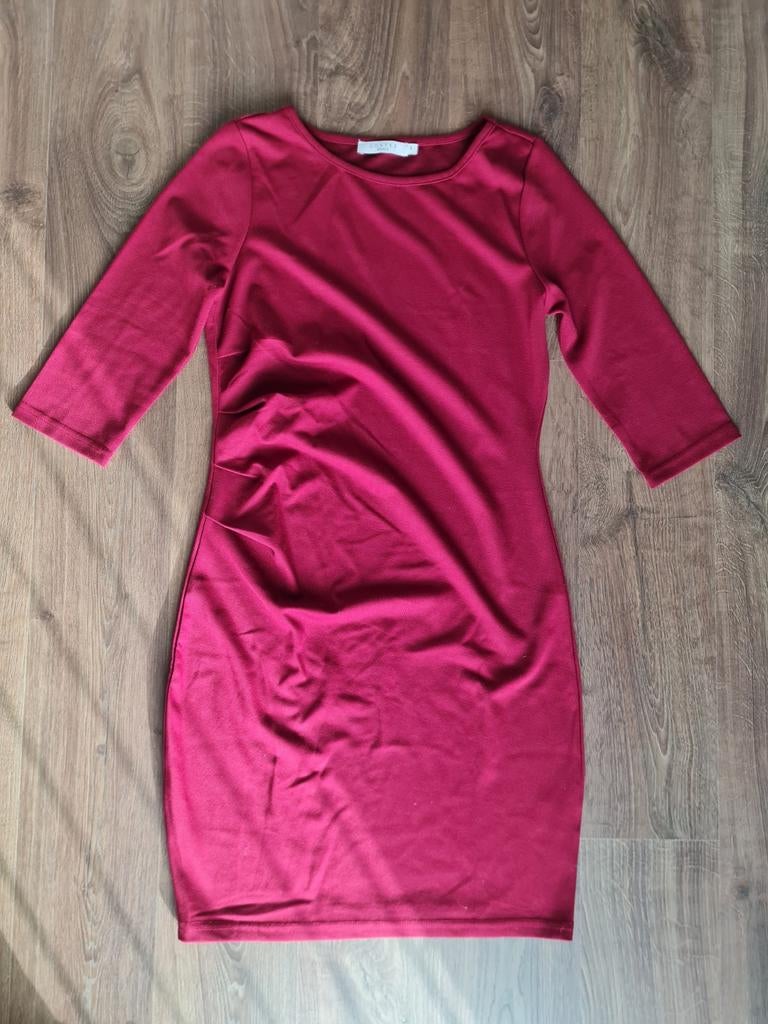 Costes basic jurk rood maat S, Maat 38/40 (M), Ophalen of Verzenden, Zo goed als nieuw, Boven de knie