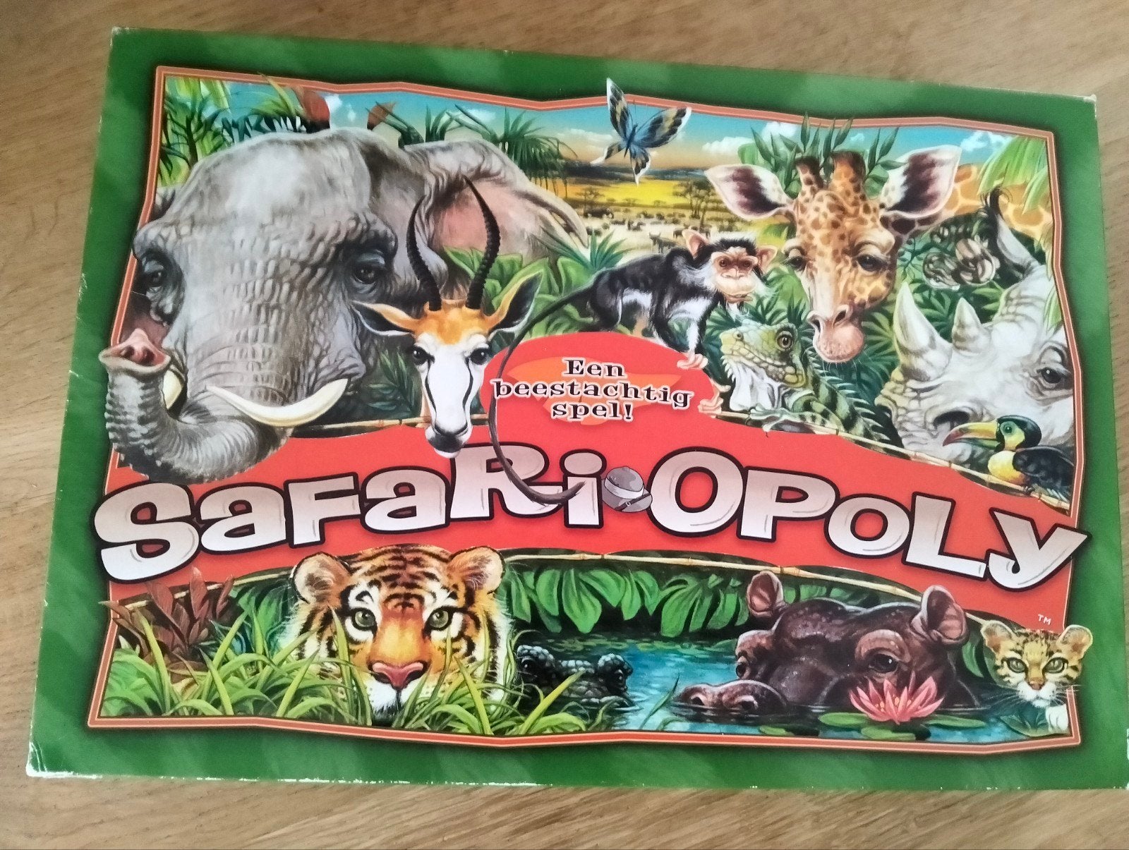 Safari-Opoly Bordspel - Een beestachtig leuk spel!, Ophalen, Nieuw