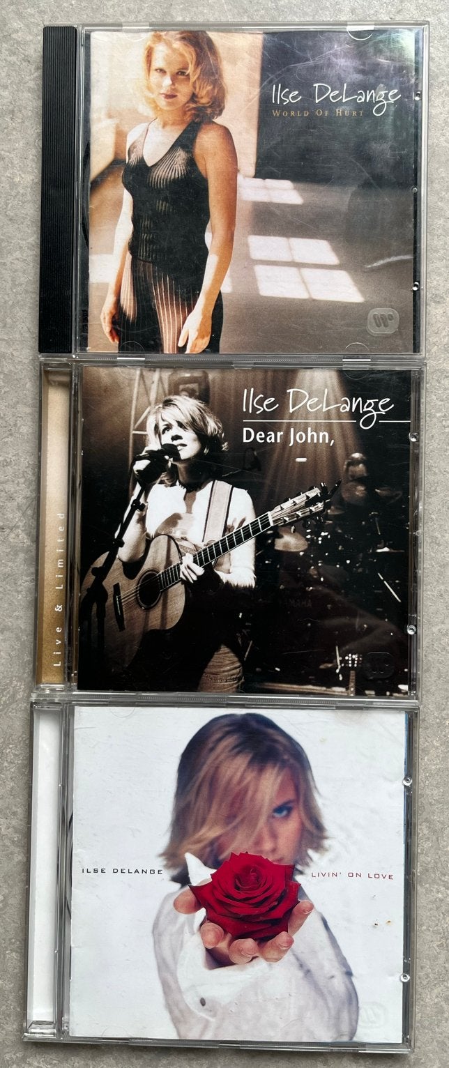 Ilse DeLange 3 CD: Living On Love, Dear John, World of Hurt, Gebruikt, Ophalen of Verzenden, Singer-songwriter, Inclusief doosje