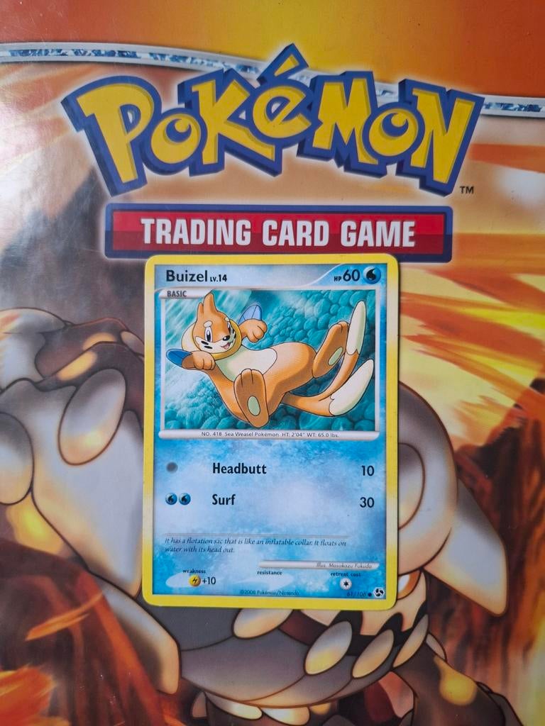 Buizel 61/106 Diamond&Pearl Great Encounters pokemon kaart, Ophalen of Verzenden, Gebruikt, Losse kaart