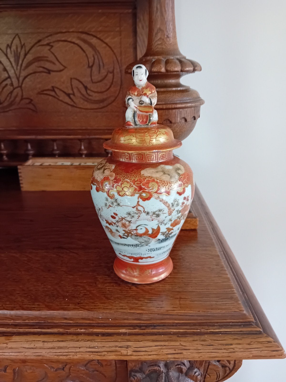 Japanse dekselvaasje, Antiek en Kunst, Ophalen