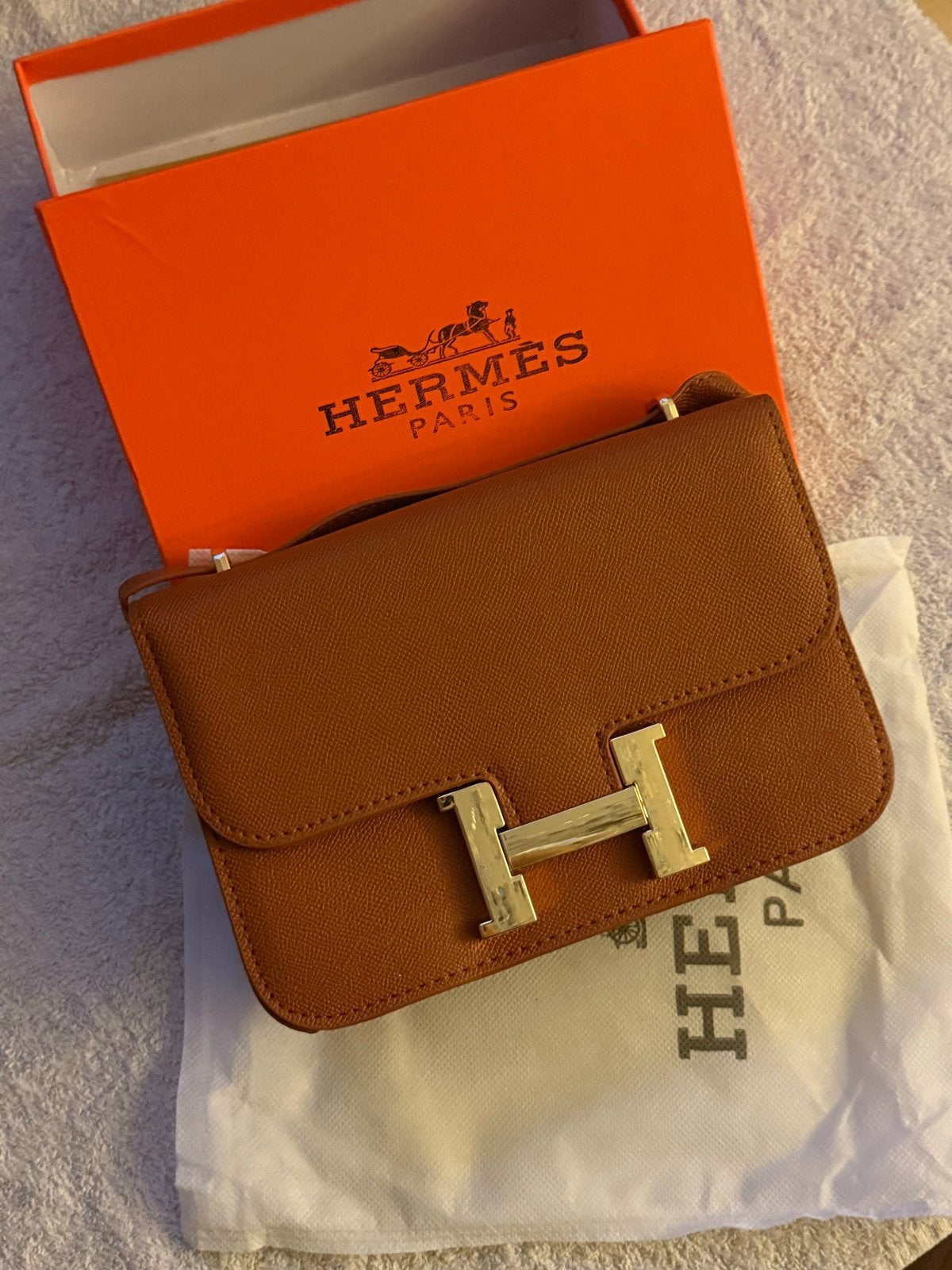 Hermès Set: Mini Constance 18  & Kelly Belt, Sieraden, Tassen en Uiterlijk, Tassen | Damestassen, Ophalen of Verzenden, Nieuw