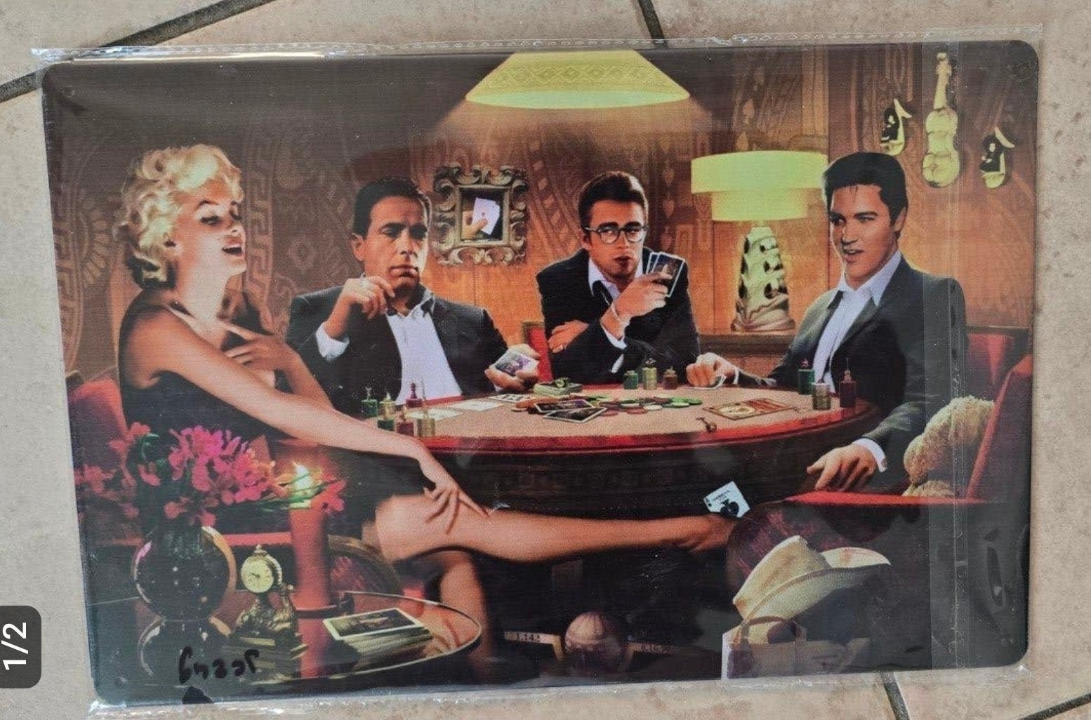vintage bord, Antiek en Kunst, Ophalen of Verzenden