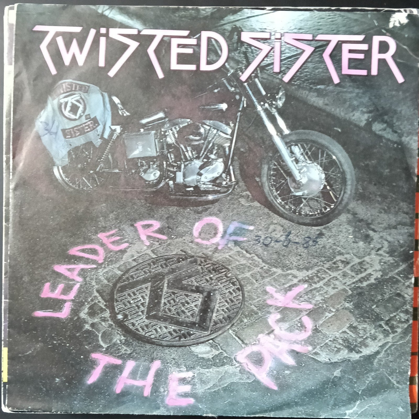 Twisted Sister Leader of the pack, Cd's en Dvd's, Vinyl Singles, Ophalen of Verzenden, Zo goed als nieuw, 7 inch, Pop