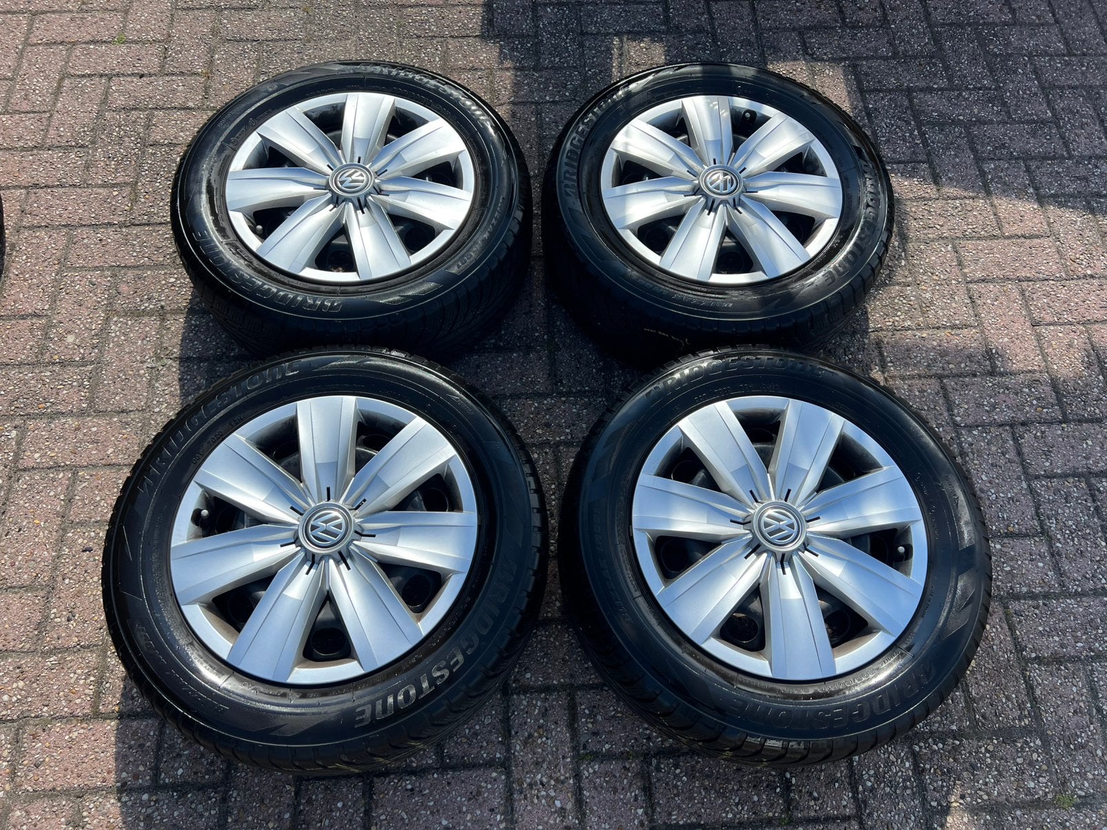 Volkswagen velgen 16 inch 5x112, Auto-onderdelen, Banden en Velgen, Ophalen, 16 inch, 205 mm, Zomerbanden